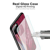 Crimson Ruby Glass Case for Poco X3 Pro