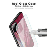 Crimson Ruby Glass Case for Oppo A16K