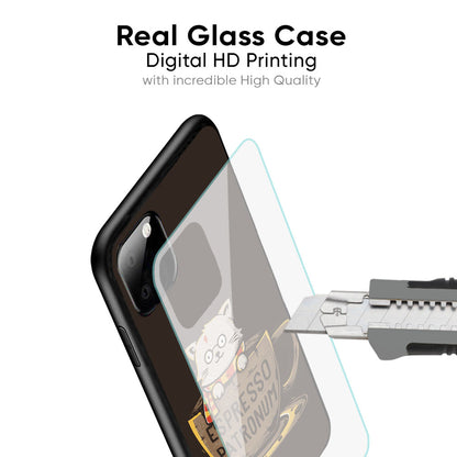 Tea With Kitty Glass Case For iPhone XS Max