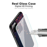 Falling Stars Glass Case For Redmi Note 10S