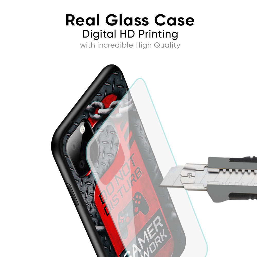 Do No Disturb Glass Case For iPhone XS Max