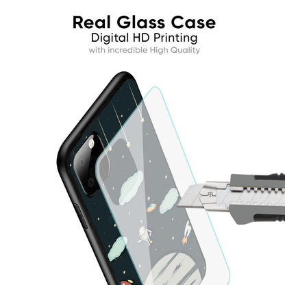 Astronaut Dream Glass Case For Vivo X50 Pro