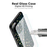 Dazzling Stars Glass Case For iPhone 7 Plus