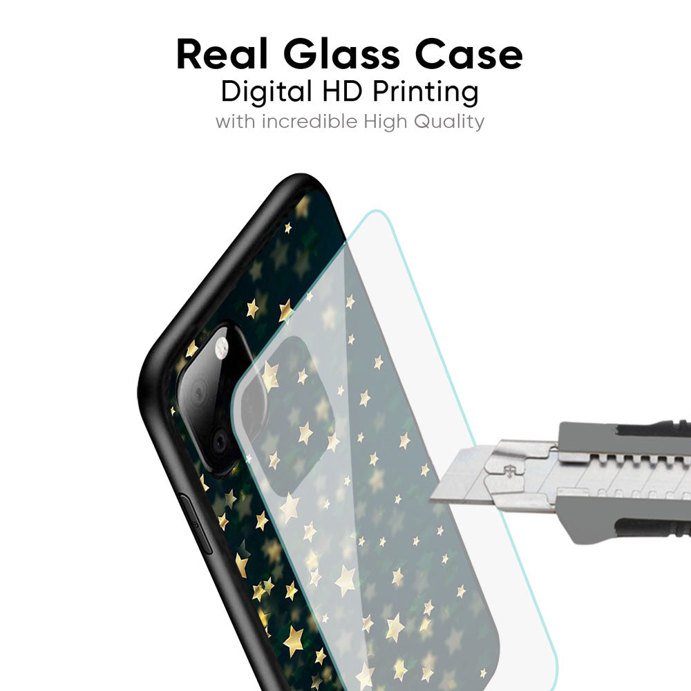 Dazzling Stars Glass Case For iPhone XS Max