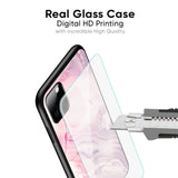 Diamond Pink Gradient Glass Case For Samsung Galaxy M14 5G