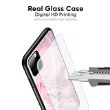 Diamond Pink Gradient Glass Case For Redmi 10 Prime