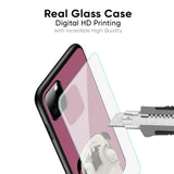 Funny Pug Face Glass Case For Vivo V21e