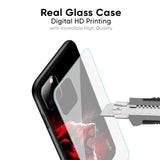 Red Angry Lion Glass Case for iPhone 8