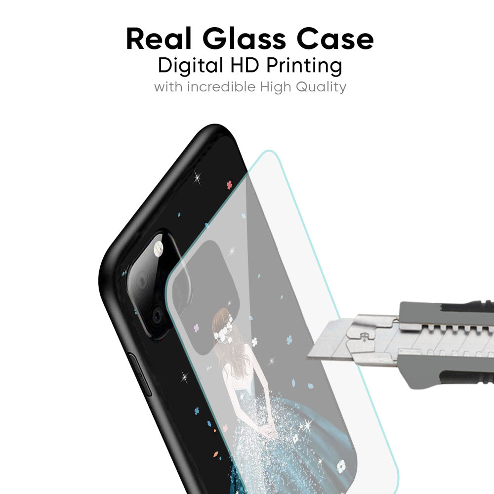 Queen Of Fashion Glass Case for Vivo T1 5G