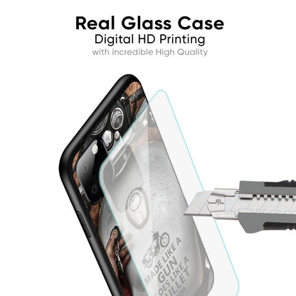 Royal Bike Glass Case for iPhone XS Max
