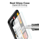 Cool Barcode Label Glass Case For Vivo V21e