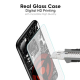 Sharingan Glass Case for Redmi Note 9