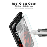 Sharingan Glass Case for Redmi 10 Prime