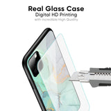 Green Marble Glass Case for Redmi Note 11T 5G