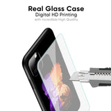 Minimalist Anime Glass Case for Redmi 10 Prime
