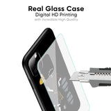 Luffy Line Art Glass Case for Realme C21Y