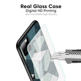 Abstact Tiles Glass Case for Vivo V25