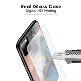 Marble Ink Abstract Glass Case for Vivo V25