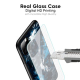 Cloudy Dust Glass Case for Redmi A1 Plus