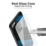 Multicolor Wooden Effect Glass Case for Redmi 12C
