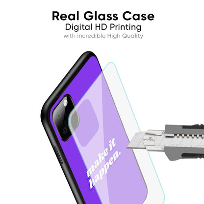Make it Happen Glass Case for iPhone XS Max