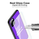 Make it Happen Glass Case for Oppo F17 Pro