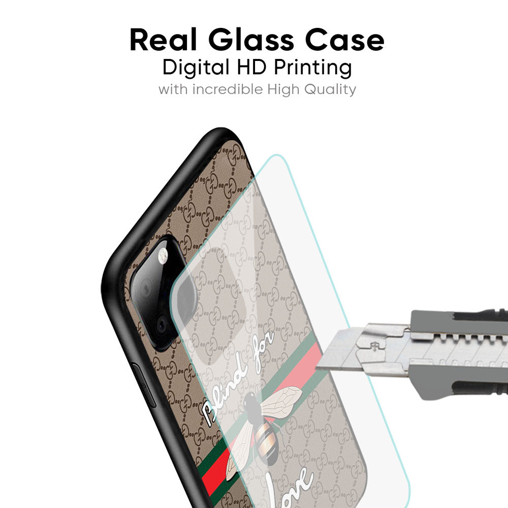 Blind For Love Glass Case for iPhone XS Max