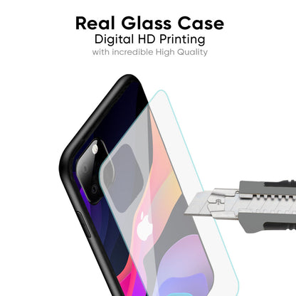 Colorful Fluid Glass Case for iPhone XS