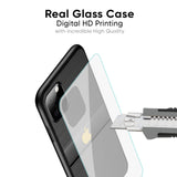 Grey Metallic Glass Case For iPhone 13 mini