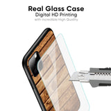 Wooden Planks Glass Case for iPhone 8 Plus