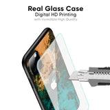 Watercolor Wave Glass Case for iPhone 14 Pro Max