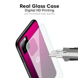 Purple Ombre Pattern Glass Case for Motorola Edge 30 Ultra