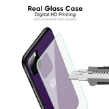 Dark Purple Glass Case for Motorola Edge 40 Neo