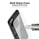 Grey Metallic Glass Case For Realme C25