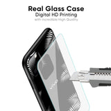 Zealand Fern Design Glass Case For Vivo V20