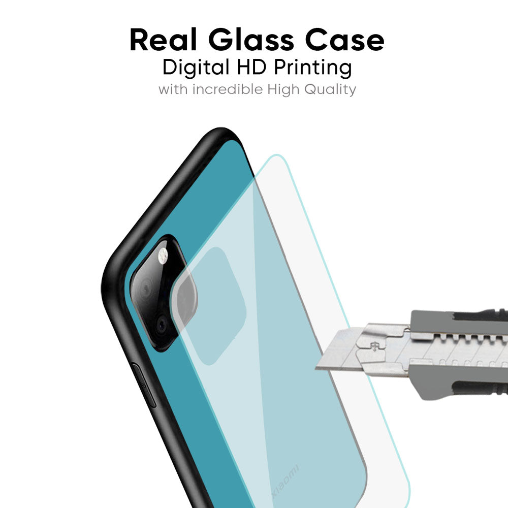 Oceanic Turquiose Glass Case for Redmi Note 10