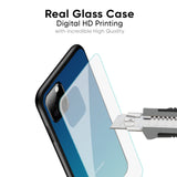 Celestial Blue Glass Case For Mi 11 Lite