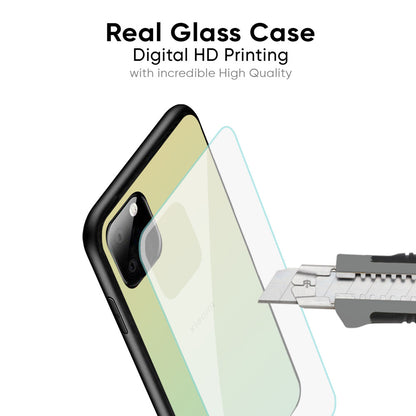 Mint Green Gradient Glass Case for Redmi Note 12 5G