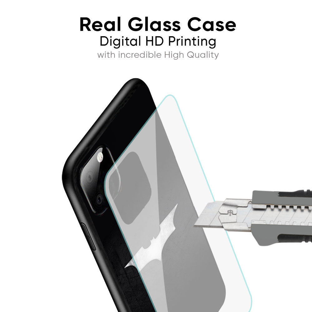 Super Hero Logo Glass Case for iPhone XS Max