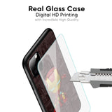 Angry Baby Super Hero Glass Case for iPhone 7 Plus