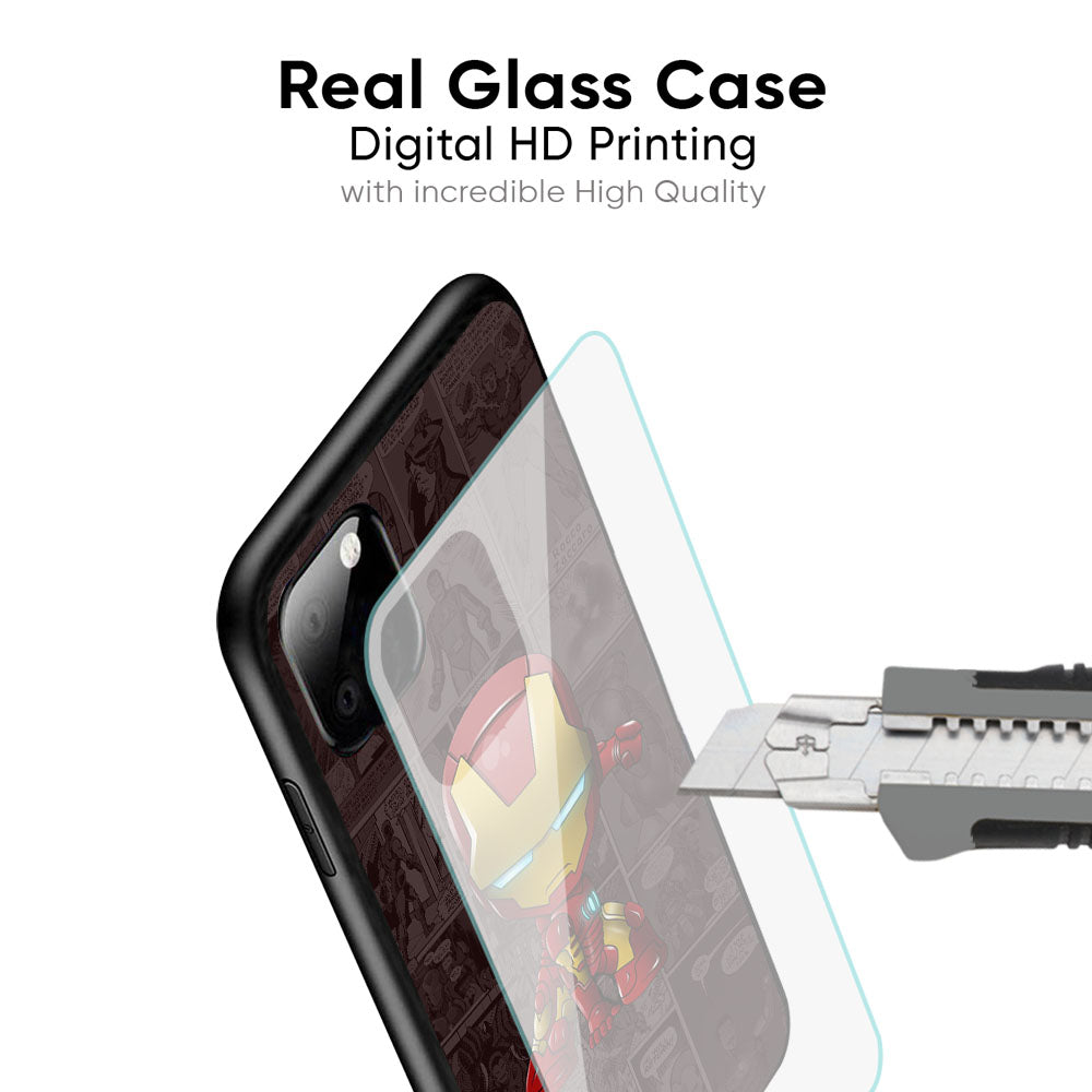 Angry Baby Super Hero Glass Case for Realme C3