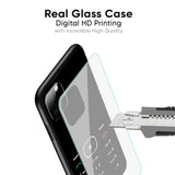 Classic Keypad Pattern Glass Case for iPhone 12 mini