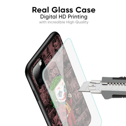 Joker Cartoon Glass Case for iPhone XS Max
