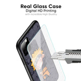 Orange Chubby Glass Case for Poco X2