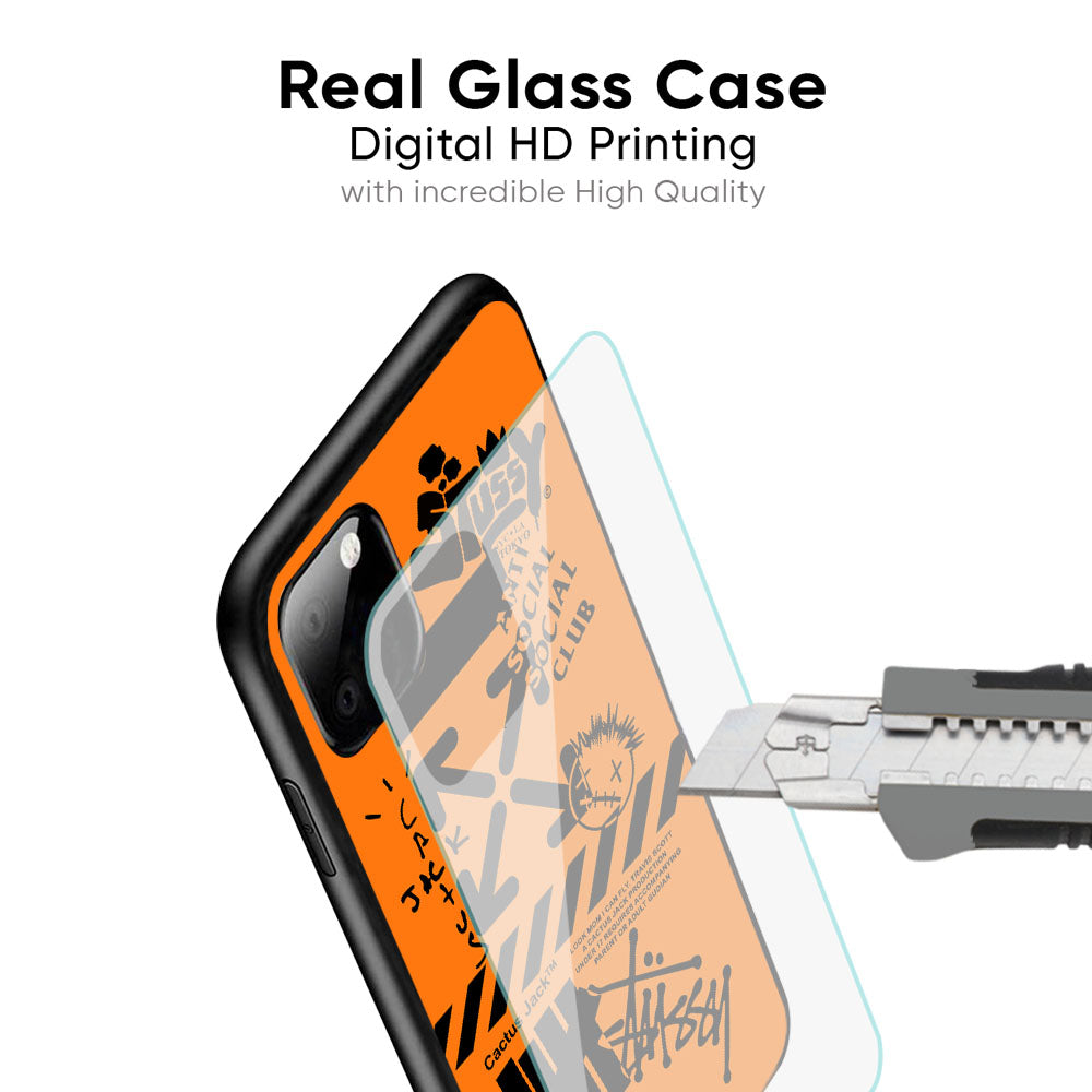 Anti Social Club Glass Case for Motorola Edge 40