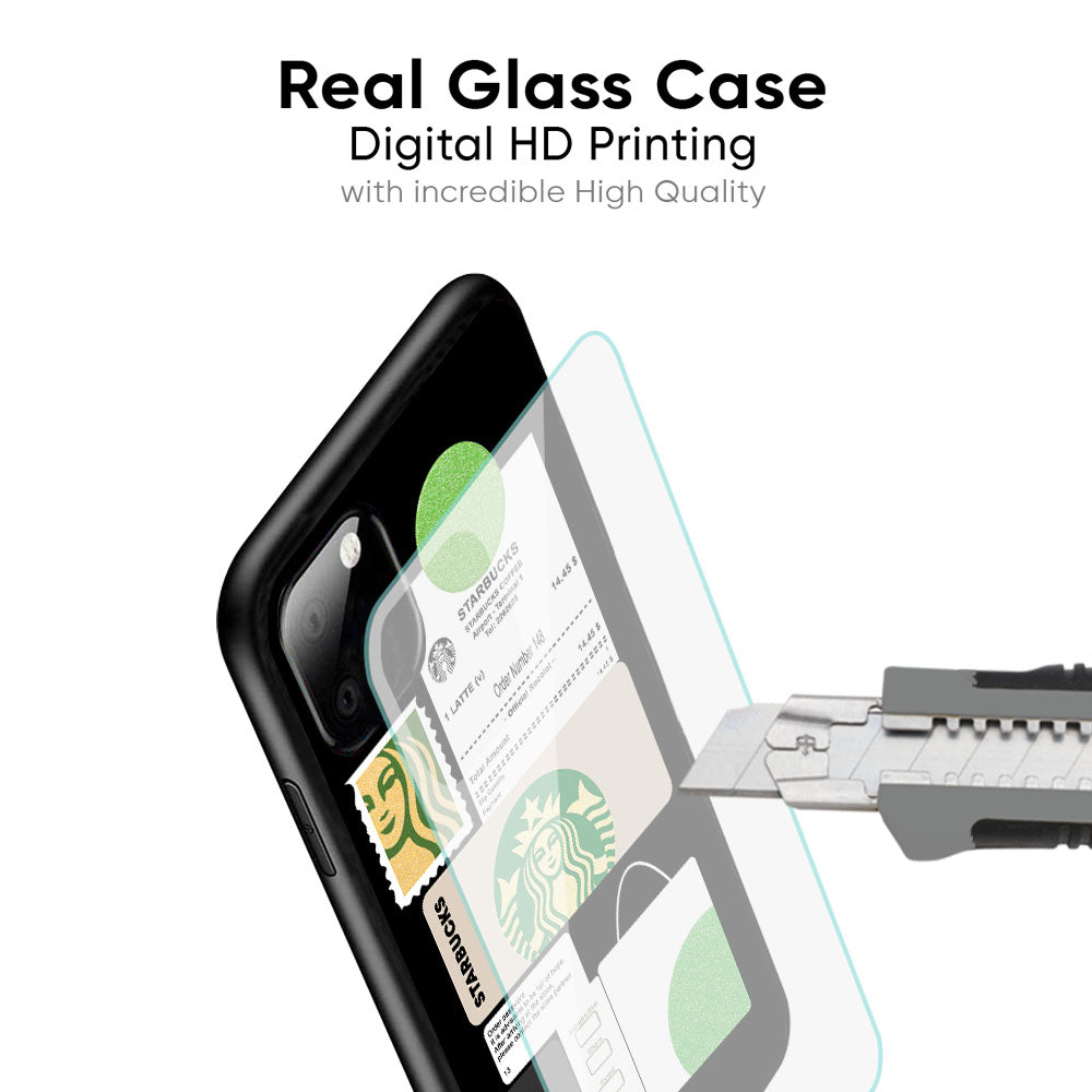 Coffee Latte Glass Case for iPhone XS Max