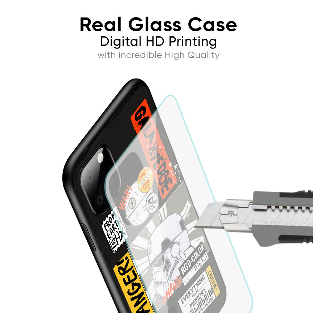 Galaxy Edge Glass Case for iPhone XS Max