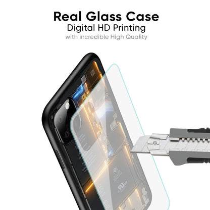 Glow Up Skeleton Glass Case for Redmi 9 prime