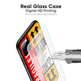 Handle With Care Glass Case for Vivo V21e