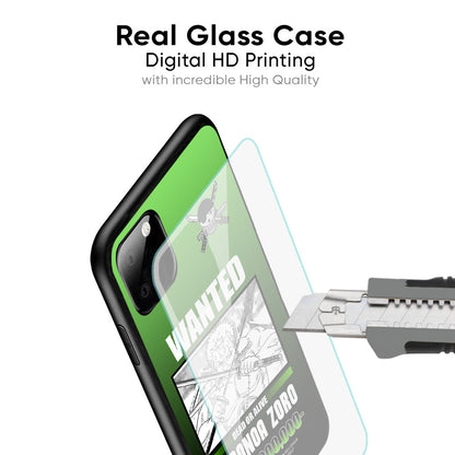 Zoro Wanted Glass Case for iPhone XS Max